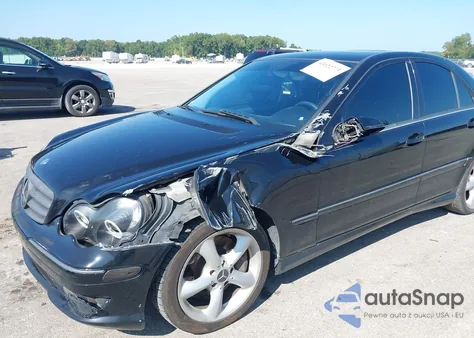 2005 Mercedes-Benz C 230 Kompressor Sport from USA, damaged, VIN WDBRF40J95F617325